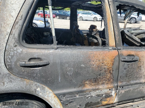 2005 Mercedes-Benz M-Class 3.7L with VIN 4JGAB57E65A538101, listed as a Copart auction lot 69080144 with 0 mi miles and Salvage Title. Bid and sale history available at carsss.com. Image 11.