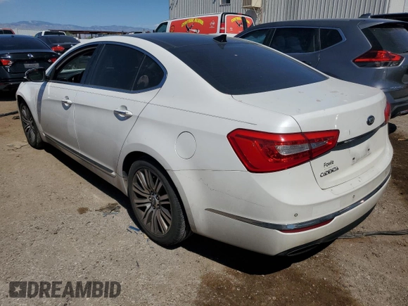 2015 Kia Cadenza Premium with VIN KNALN4D76F5195351, listed as a Copart auction lot 72582884 with 154,080 mi miles and Salvage Title. Bid and sale history available at carsss.com. Image 2.