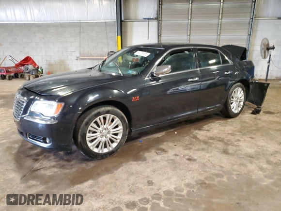 2014 Chrysler 300 C with VIN 2C3CCAKT4EH190409, listed as a Copart auction lot 50275085 with 158,184 mi miles and Salvage Title. Bid and sale history available at carsss.com. Image 1.