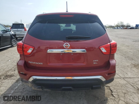 2017 Nissan Pathfinder SL with VIN 5N1DR2MM7HC903543, listed as a Copart auction lot 54756485 with 127,723 mi miles and Clean Title. Bid and sale history available at carsss.com. Image 6.