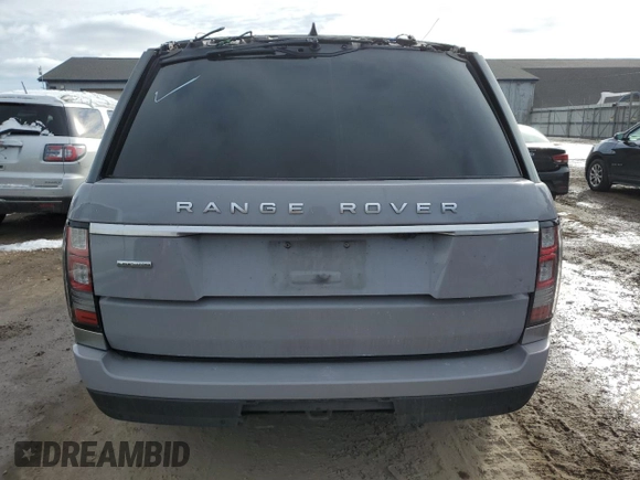 2017 Land Rover Range Rover with VIN SALGS5FE8HA347325, listed as a Copart auction lot 43391445 with 92,181 mi miles and Clean title. Bid and sale history available at DreamBid. Image 6.