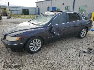 2007 Hyundai Azera SE with VIN KMHFC46F87A188870, listed as a Copart auction lot 76523004 with 0 mi miles and Non Repairable. Bid and sale history available at carsss.com. Image 1.