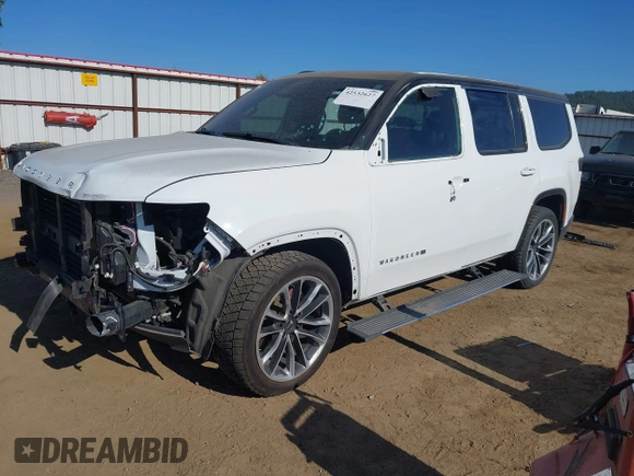 2022 Jeep Wagoneer Series III with VIN 1C4SJVDT1NS114768, listed as a IAAI auction lot 42532627 with 47,071 mi miles and . Bid and sale history available at DreamBid. Image 18.