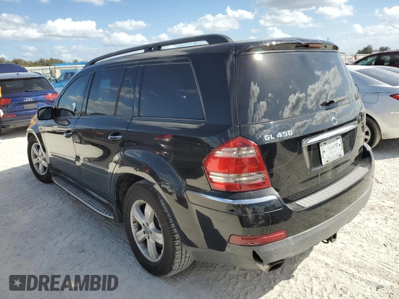 2008 Mercedes-Benz GL-Class 4.6L with VIN 4JGBF71E18A433290, listed as a Copart auction lot 77168184 with 0 mi miles and Salvage Title. Bid and sale history available at carsss.com. Image 2.
