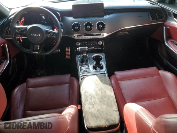 2022 Kia Stinger GT1 with VIN KNAE45LC9N6119485, listed as a Copart auction lot 51492775 with 30,177 mi miles and Clean Title. Bid and sale history available at DreamBid. Image 8.