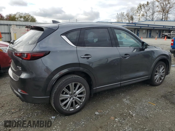 2023 Mazda CX-5 Signature with VIN JM3KFBXY3P0136316, listed as a Copart auction lot 76843514 with 15,932 mi miles and Salvage Title. Bid and sale history available at carsss.com. Image 3.
