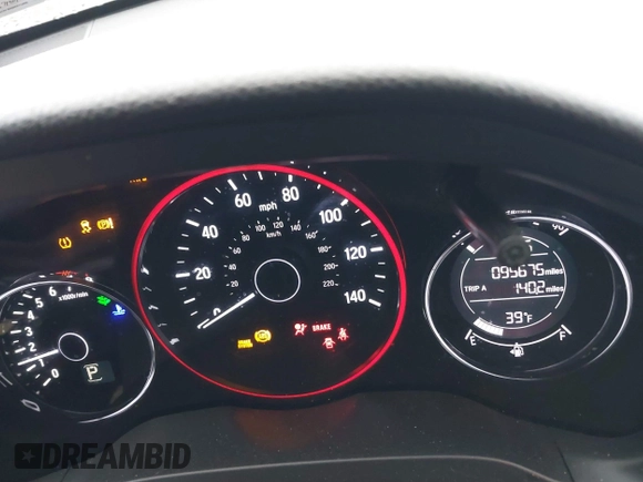 2018 Honda HR-V EX-L Navi with VIN 3CZRU6H77JM704902, listed as a IAAI auction lot 41463357 with 95,675 mi miles. Bid and sale history available at carsss.com. Image 7.