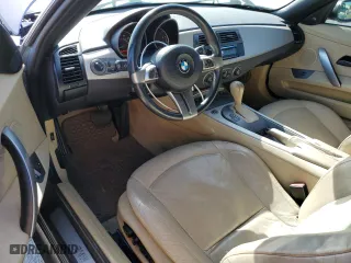 2004 BMW Z4 2.5i with VIN 4USBT33554LS48963, listed as a Copart auction lot 53901645 with 126,435 mi miles and Salvage Title. Bid and sale history available at carsss.com. Image 8.