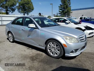 2009 Mercedes-Benz C 300 Sport with VIN WDDGF54X09R077080, listed as a Copart auction lot 50308345 with 167,156 mi miles and Salvage Title. Bid and sale history available at DreamBid. Image 4.