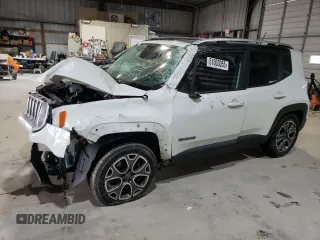 2015 Jeep Renegade Limited with VIN ZACCJADT3FPB30703, listed as a Copart auction lot 51003055 with 121,533 mi miles and Salvage title. Bid and sale history available at DreamBid. Image 1.