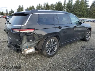 2022 Jeep Grand Cherokee L Overland with VIN 1C4RJKDG5N8564470, listed as a Copart auction lot 85607774 with 29,062 mi miles and Salvage Title. Bid and sale history available at carsss.com. Image 3.