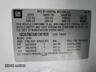 2016 Chevrolet Colorado 4WD WT with VIN 1GCGTBE39G1361820, listed as a Copart auction lot 41472215 with 139,960 mi miles and Salvage Title. Bid and sale history available at carsss.com. Image 12.