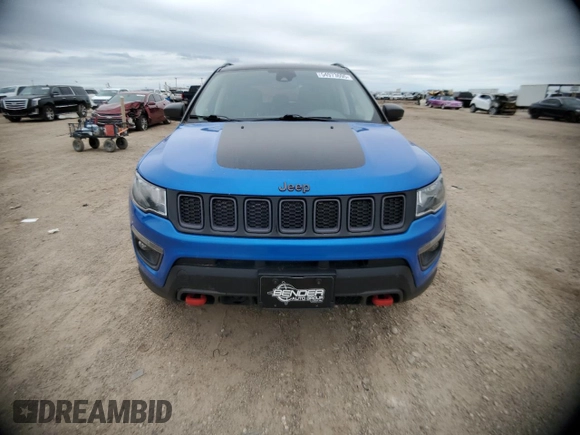 2021 Jeep Compass Trailhawk z VIN 3C4NJDDB9MT590052, wystawiony jako Copart lot #54973695 z przebiegiem 78 522 mil mil oraz Szkoda całkowita • Salvage title. Historia ofert i sprzedaży dostępna na DreamBid. Obrazek 5.