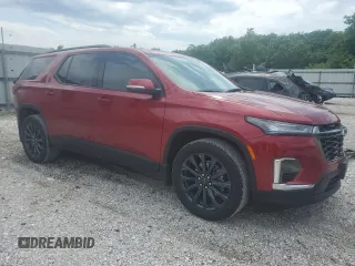 2023 Chevrolet Traverse RS with VIN 1GNEVJKWXPJ343036, listed as a Copart auction lot 57858945 with 16,074 mi miles and Salvage title. Bid and sale history available at DreamBid. Image 4.