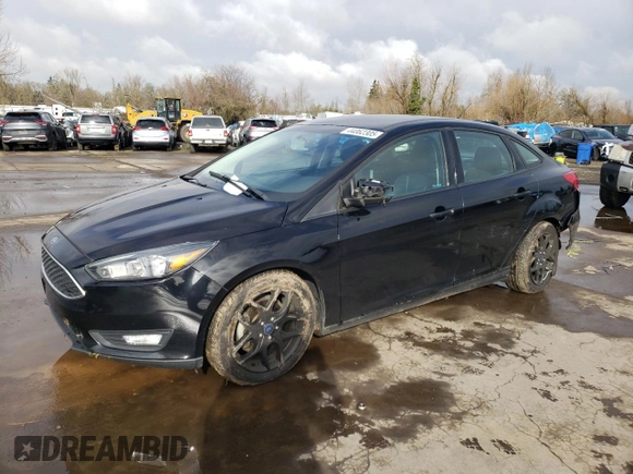 2016 Ford Focus SE with VIN 1FADP3F29GL380672, listed as a Copart auction lot 44062305 with 84,917 mi miles and Salvage title. Bid and sale history available at DreamBid. Image 1.