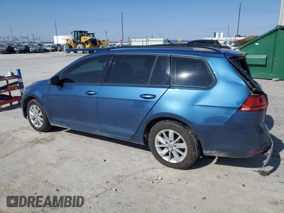 2017 Volkswagen Golf SportWagen S with VIN 3VWA17AU3HM502728, listed as a Copart auction lot 43303074 with 148,127 mi miles and Salvage Title. Bid and sale history available at carsss.com. Image 2.
