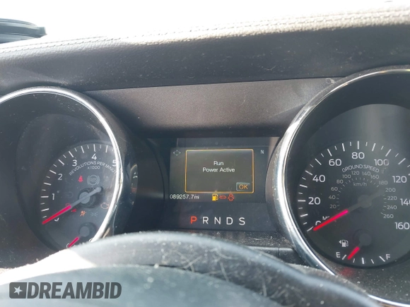 2015 Ford Mustang V6 with VIN 1FA6P8AM3F5361567, listed as a IAAI auction lot 41848483 with 89,257 mi miles and . Bid and sale history available at DreamBid. Image 7.