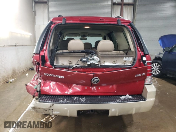 2003 Mercury Mountaineer Convenience z VIN 4M2ZU86W73ZJ17400, wystawiony jako Copart lot #49827955 z przebiegiem 166 739 mil mil oraz Szkoda całkowita • Salvage title. Historia ofert i sprzedaży dostępna na DreamBid. Obrazek 6.