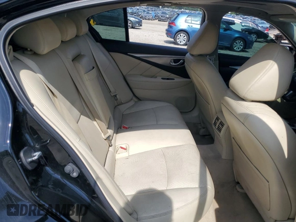 2015 Infiniti Q50 with VIN JN1BV7AP3FM342447, listed as a Copart auction lot 66315005 with 104,427 mi miles and Clean title. Bid and sale history available at DreamBid. Image 10.