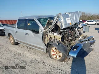 2017 Ford F-150 XL with VIN 1FTEW1C84HKD44717, listed as a IAAI auction lot 41656504 with 102,000 mi miles. Bid and sale history available at carsss.com. Image 1.