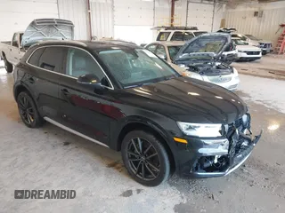 2018 Audi Q5 Premium Plus with VIN WA1BNAFY4J2129856, listed as a IAAI auction lot 42594242 with 148,517 mi miles and . Bid and sale history available at DreamBid. Image 1.