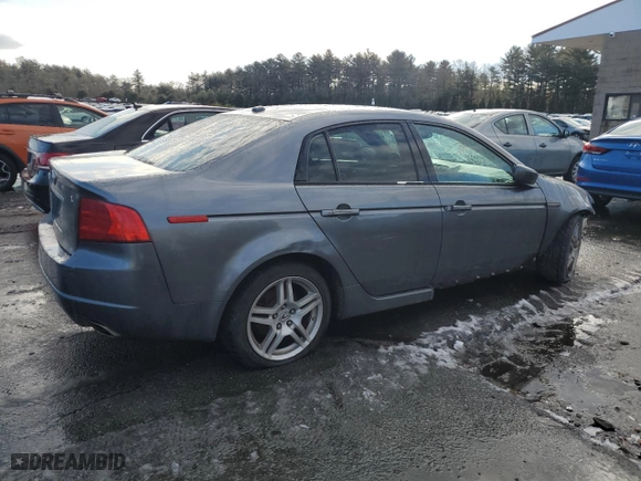 2004 Acura TL with VIN 19UUA66294A034773, listed as a Copart auction lot 44051035 with 224,701 mi miles and Salvage Title. Bid and sale history available at carsss.com. Image 3.