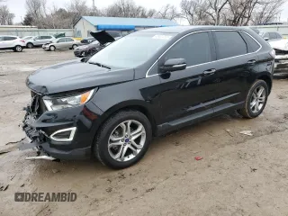 2017 Ford Edge Titanium z VIN 2FMPK3K95HBB20324, wystawiony jako Copart lot #43431055 z przebiegiem 108 006 mil mil oraz Szkoda całkowita • Salvage title. Historia ofert i sprzedaży dostępna na DreamBid. Obrazek 1.