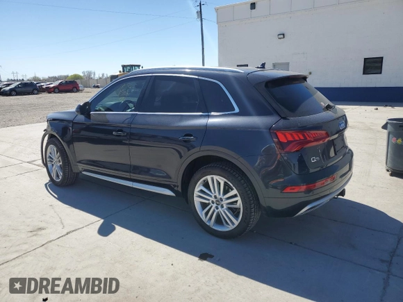 2018 Audi Q5 Premium Plus with VIN WA1BNAFY5J2108319, listed as a Copart auction lot 50531245 with 80,027 mi miles and Salvage Title. Bid and sale history available at carsss.com. Image 2.