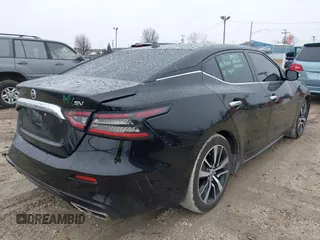 2021 Nissan Maxima SV with VIN 1N4AA6CV9MC513687, listed as a IAAI auction lot 41744440 with 67,386 mi miles and . Bid and sale history available at DreamBid. Image 4.