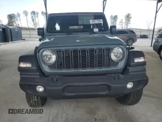 2024 Jeep Wrangler Sport S with VIN 1C4PJXDG3RW341205, listed as a Copart auction lot 48971235 with 4,298 mi miles and Salvage title. Bid and sale history available at DreamBid. Image 5.