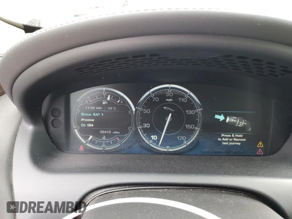 2014 Jaguar XJ Portfolio with VIN SAJWJ2GD4E8V69651, listed as a Copart auction lot 52426195 with 56,413 mi miles and Salvage title. Bid and sale history available at DreamBid. Image 9.