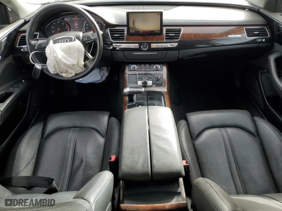 2013 Audi A8 L 3.0L with VIN WAURGAFD7DN010002, listed as a Copart auction lot 61112853 with 56,246 mi miles and Salvage Title. Bid and sale history available at carsss.com. Image 8.