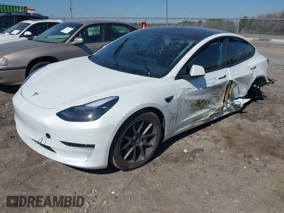 2023 Tesla Model 3 Long Range with VIN 5YJ3E1EB1PF393565, listed as a IAAI auction lot 41656060 with 16,236 mi miles and . Bid and sale history available at DreamBid. Image 21.