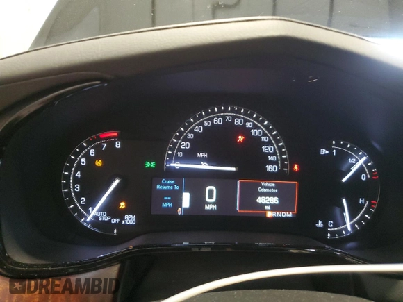 2018 Cadillac CTS Luxury AWD with VIN 1G6AX5SS1J0127341, listed as a Copart auction lot 49597034 with 48,286 mi miles and Salvage Title. Bid and sale history available at DreamBid. Image 9.