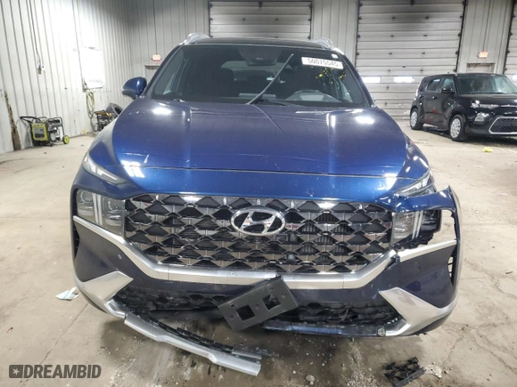 2021 Hyundai Santa Fe Calligraphy with VIN 5NMS5DAL0MH347506, listed as a Copart auction lot 50075545 with 44,307 mi miles and Non Repairable. Bid and sale history available at carsss.com. Image 5.