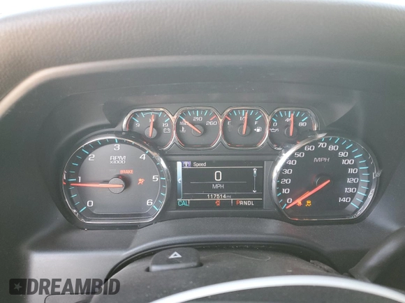 2018 Chevrolet Silverado 1500 LT with VIN 1GCRCREC2JZ217553, listed as a Copart auction lot 51945385 with 117,514 mi miles and Salvage Title. Bid and sale history available at DreamBid. Image 9.
