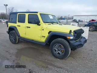2022 Jeep Wrangler Unlimited Sport S с VIN 1C4HJXDG4NW247185, выставлен на аукционе IAAI как лот 41192483 с пробегом 40 843 миль миль и . История ставок и продаж доступна на DreamBid. Изображение 1.