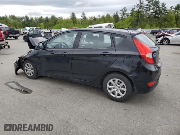 2012 Hyundai Accent GS with VIN KMHCT5AE3CU046765, listed as a Copart auction lot 57383685 with Not provided miles and Clean title. Bid and sale history available at DreamBid. Image 2.