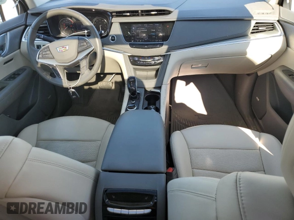 2020 Cadillac XT5 Premium Luxury FWD with VIN 1GYKNCRSXLZ165905, listed as a Copart auction lot 87835085 with 56,001 mi miles and Salvage Title. Bid and sale history available at carsss.com. Image 8.