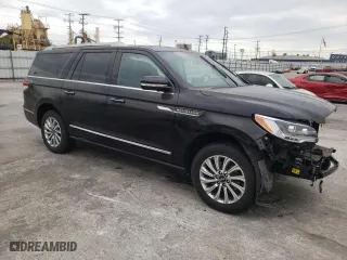 2022 Lincoln Navigator L Standard with VIN 5LMJJ3MT9NEL13848, listed as a Copart auction lot 61149473 with 5,445 mi miles. Bid and sale history available at carsss.com. Image 4.