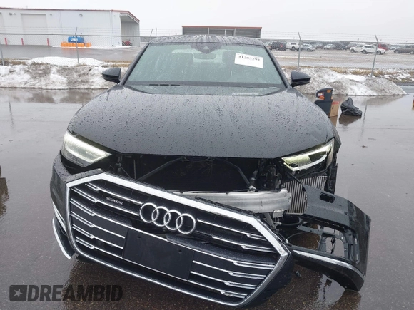 2019 Audi A8 L with VIN WAU8DAF8XKN018289, listed as a IAAI auction lot 41203292 with 28,758 mi miles. Bid and sale history available at carsss.com. Image 12.