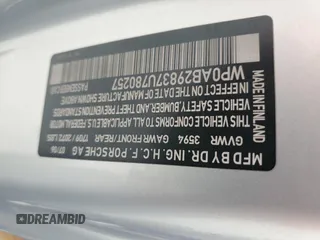 2007 Porsche Cayman S с VIN WP0AB29837U780257, выставлен на аукционе Copart как лот 68733494 с пробегом 164 227 миль миль и Списание • Salvage title. История ставок и продаж доступна на DreamBid. Изображение 15.