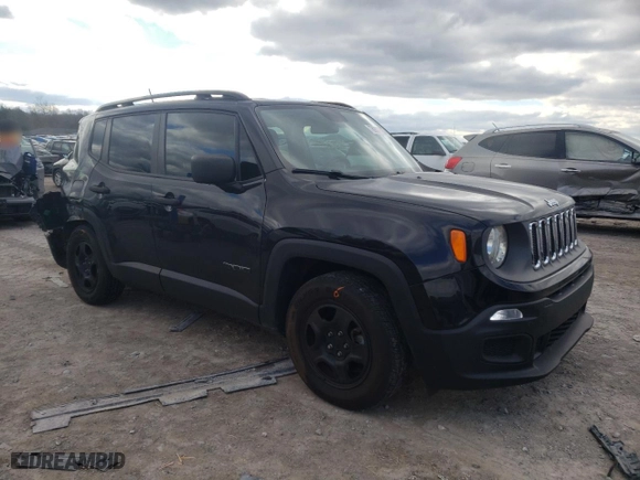 2017 Jeep Renegade Sport with VIN ZACCJAAH1HPF30892, listed as a Copart auction lot 78987903 with 93,247 mi miles. Bid and sale history available at carsss.com. Image 4.