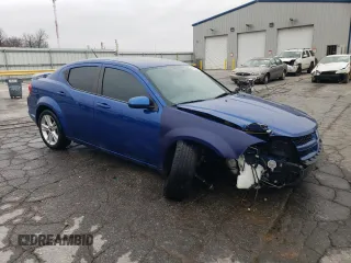 2013 Dodge Avenger SXT z VIN 1C3CDZCG6DN581807, wystawiony jako Copart lot #81929854 z przebiegiem 83 410 mil mil oraz Szkoda całkowita • Salvage title. Historia ofert i sprzedaży dostępna na DreamBid. Obrazek 4.
