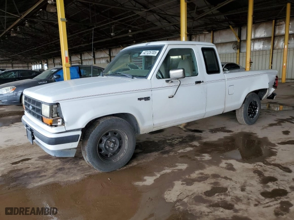 1991 Ford Ranger Splash with VIN 1FTCR14U2MPA61532, listed as a Copart auction lot 42125705 with 22,454 mi miles and Salvage Title. Bid and sale history available at carsss.com. Image 1.
