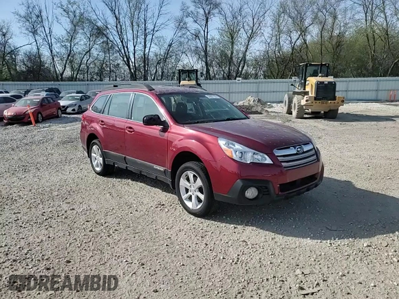 2014 Subaru Outback 2.5i with VIN 4S4BRBAC9E3304240, listed as a Copart auction lot 54567135 with 55,202 mi miles and Non repairable. Bid and sale history available at DreamBid. Image 14.