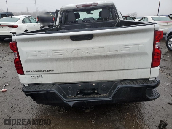 2020 Chevrolet Silverado 1500 Work Truck with VIN 1GCRYAEH6LZ117120, listed as a Copart auction lot 43200635 with 0 mi miles and Clean Title. Bid and sale history available at carsss.com. Image 6.
