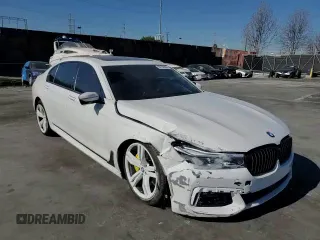2018 BMW 7 Series 750i with VIN WBA7F0C53JGM23021, listed as a Copart auction lot 38758303 with 0 mi miles. Bid and sale history available at carsss.com. Image 11.