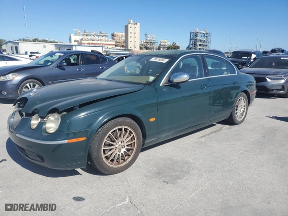 2007 Jaguar S-Type 3.0 with VIN SAJWA01A67FN78885, listed as a Copart auction lot 76619064 with 54,849 mi miles and Salvage Title. Bid and sale history available at carsss.com. Image 1.