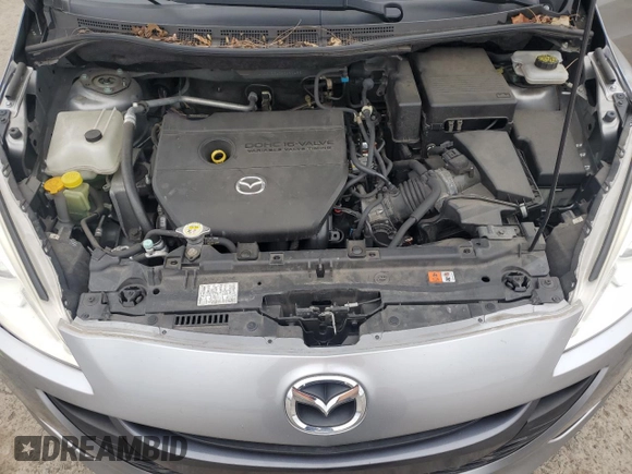 2013 Mazda 5 Touring with VIN JM1CW2CL0D0161435, listed as a Copart auction lot 51712825 with 104,090 mi miles and Salvage Title. Bid and sale history available at carsss.com. Image 12.